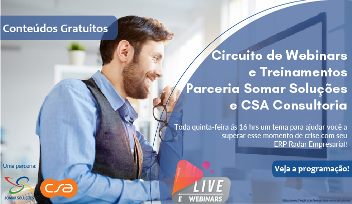 Circuito de Webinars e Treinamentos Somar Soluções e CSA Consultoria